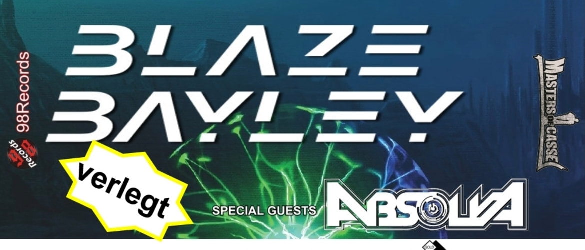 Tickets BLAZE BAYLEY + ABSOLVA, Unstoppable Tour in Kassel