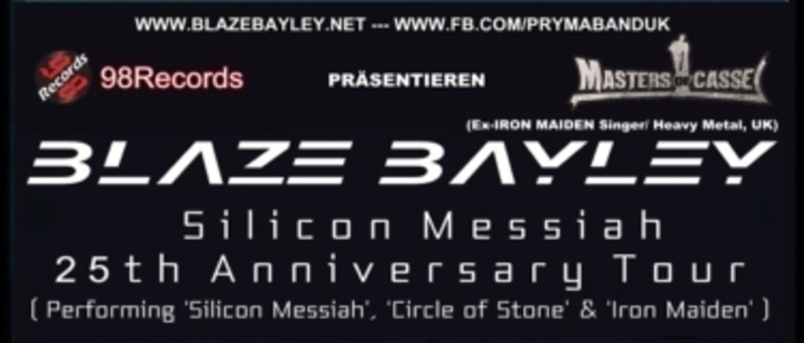 Tickets BLAZE BAYLEY  + PRYMA, 25th Anniversary of 