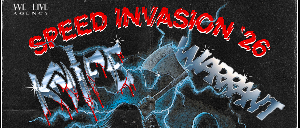 Tickets KNIFE + WARRANT, - Speed Invasion Tour '26 - in Kassel