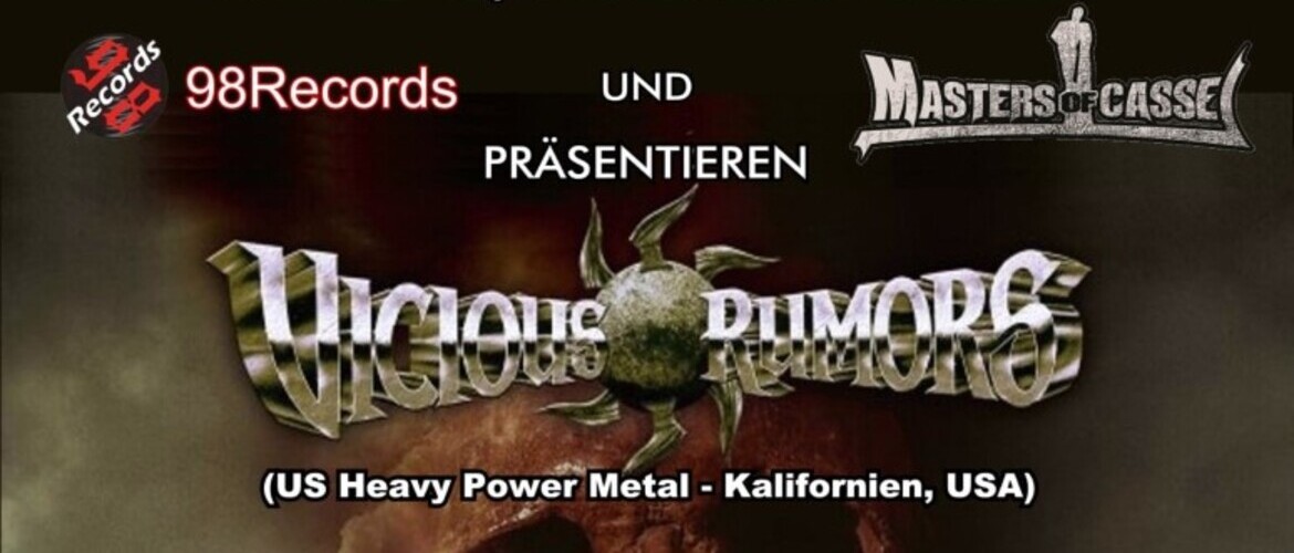 Tickets VICIOUS RUMORS + Special Guest, - The European Asylum Tour 2026 - in Kassel