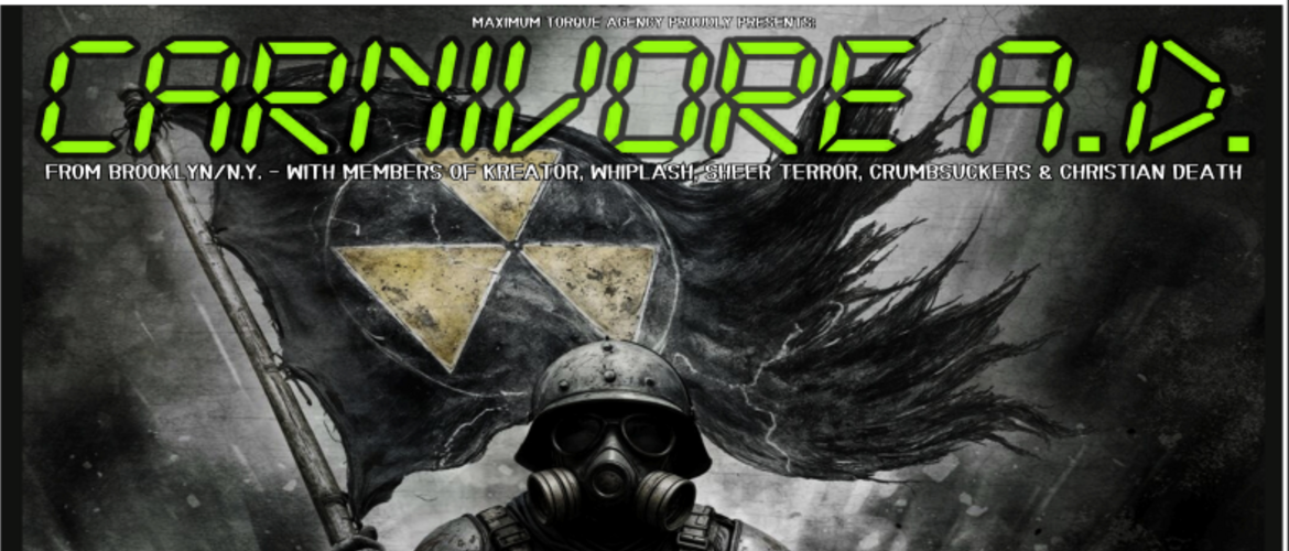 Tickets CARNIVORE A.D. + Special Guest, 'TRANSMUTATION' EP Release Tour in Kassel