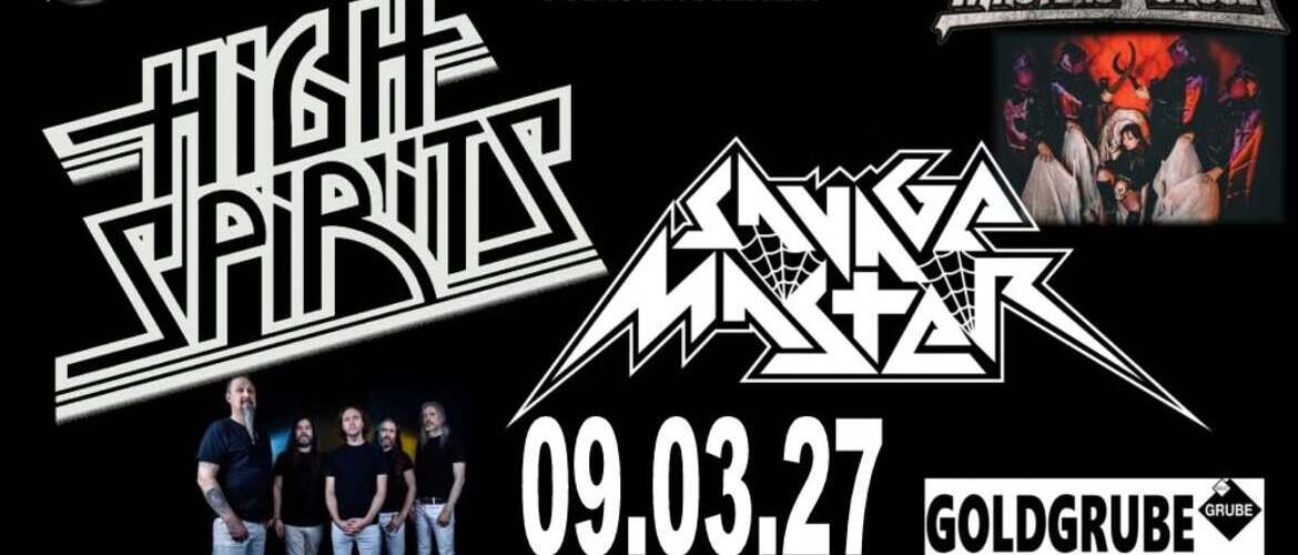 Tickets HIGH SPIRITS + SAVAGE MASTER,  in Kassel